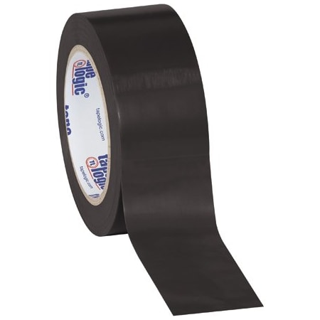 Tape Logic 2'' x 36 yds. Black Tape Logic Solid Vinyl Safety Tape, 24PK BUY00019978